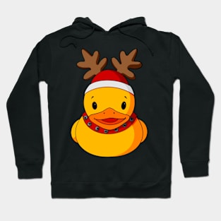 Reindeer Hat Rubber Duck Hoodie